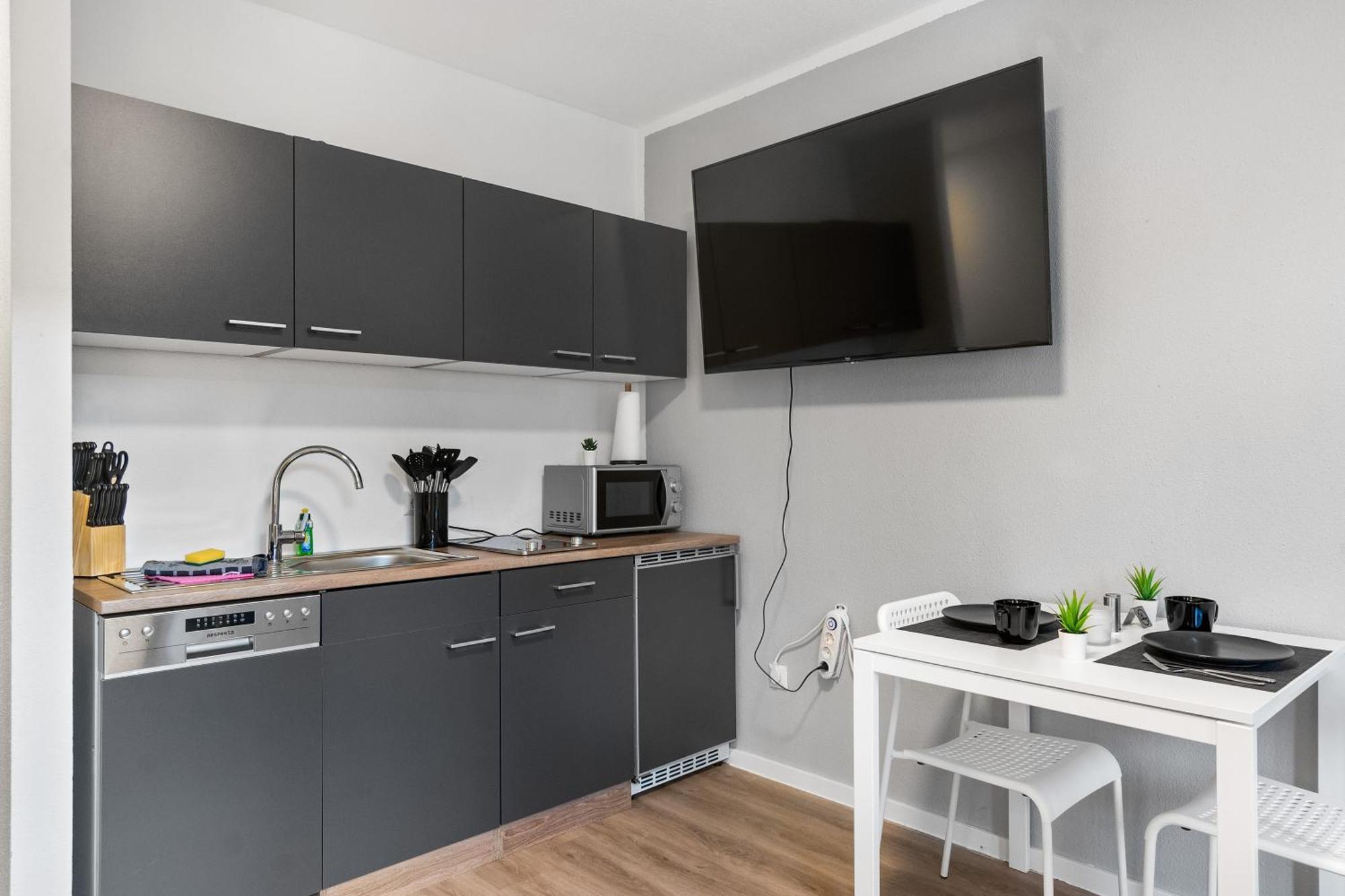 Messe, Monteure, Budget - Einfache Komfortable 2 Personen Wohnung Duisburg Zewnętrze zdjęcie