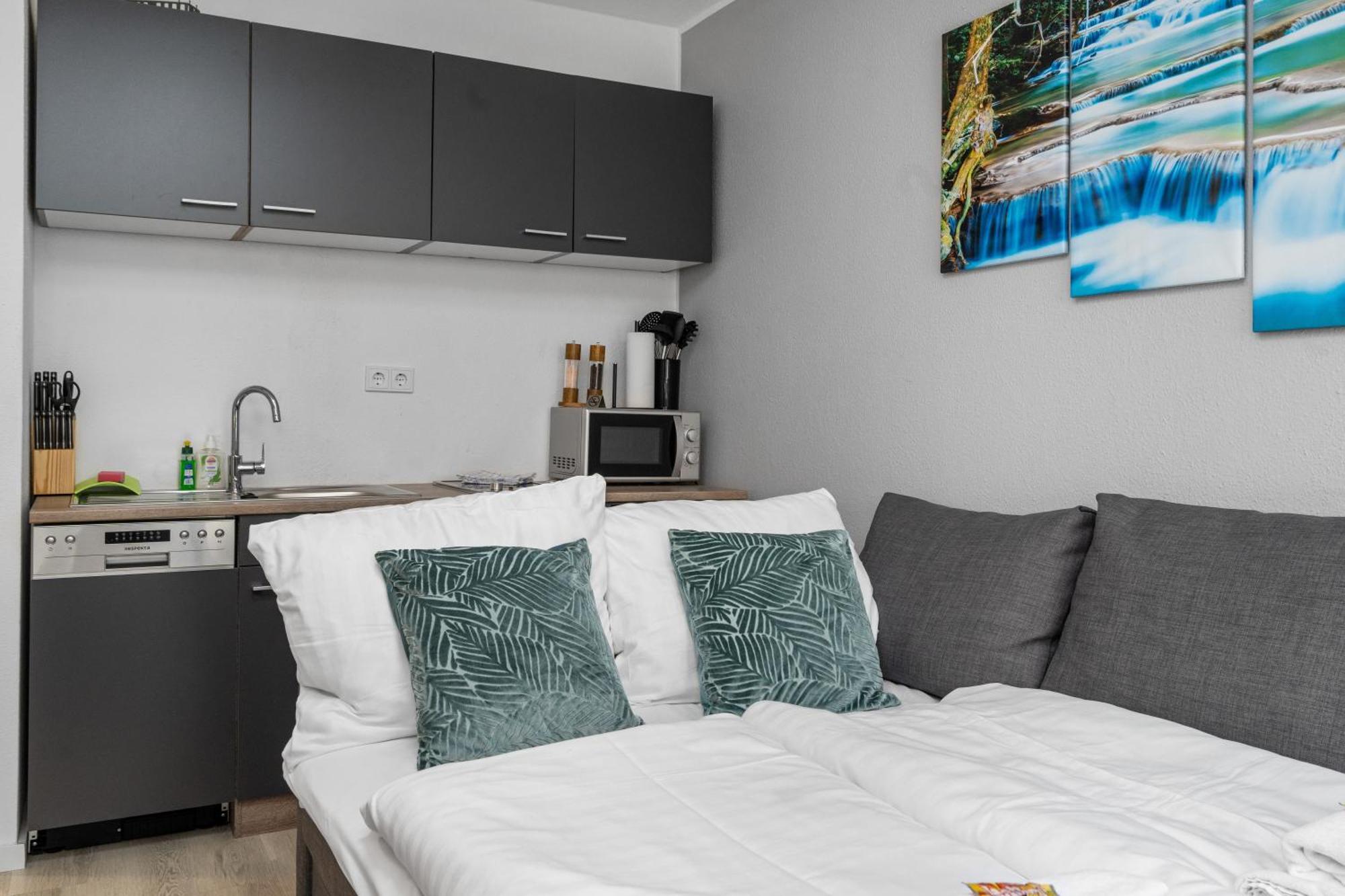 Messe, Monteure, Budget - Einfache Komfortable 2 Personen Wohnung Duisburg Zewnętrze zdjęcie