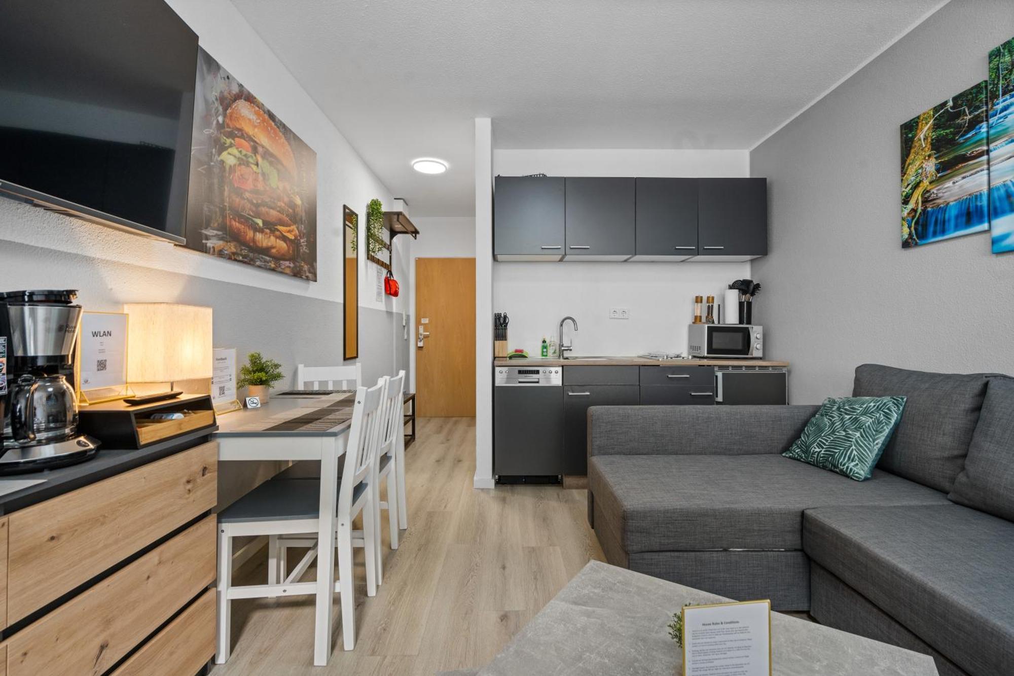 Messe, Monteure, Budget - Einfache Komfortable 2 Personen Wohnung Duisburg Zewnętrze zdjęcie