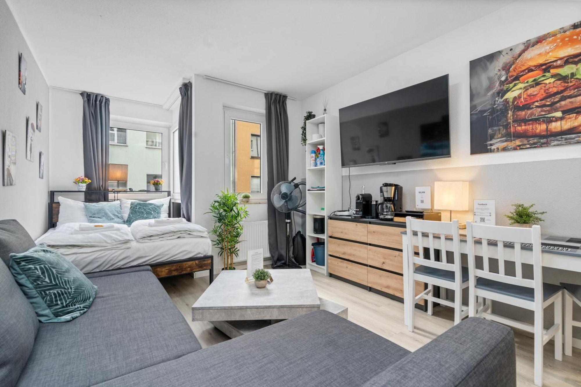 Messe, Monteure, Budget - Einfache Komfortable 2 Personen Wohnung Duisburg Zewnętrze zdjęcie